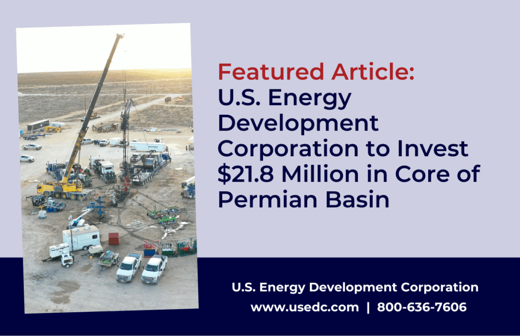 $21.8 Million Permian Basin Investment