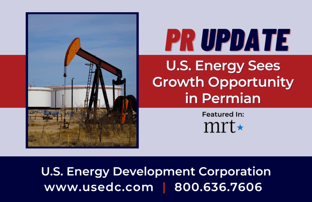 PR Update Growth Opportunity in Permian