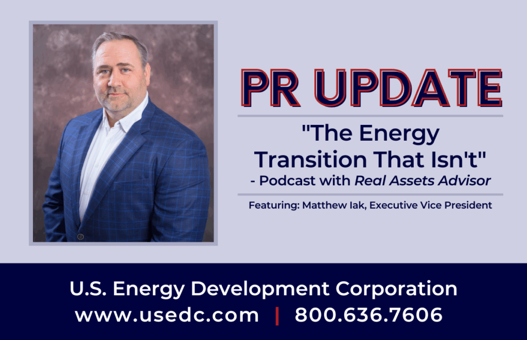PR Update The Energy Transition That Isn't