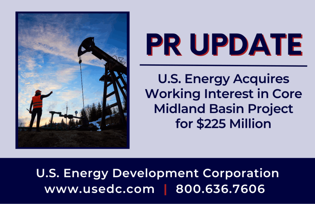 PR Update Core Midland Basin Project