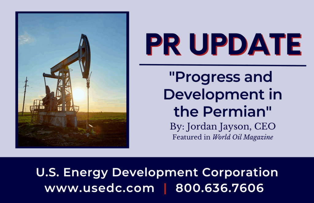 PR Update Jordan Jayson Permian Quote