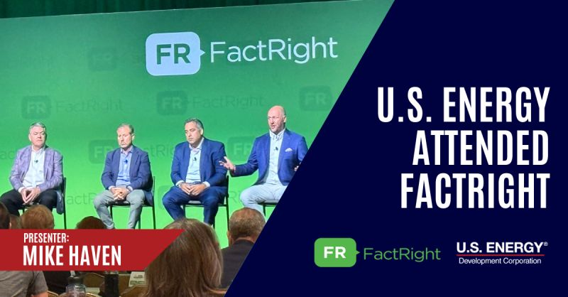 Images of Presenter Mike Haven U.S. Energy Attended FactRight