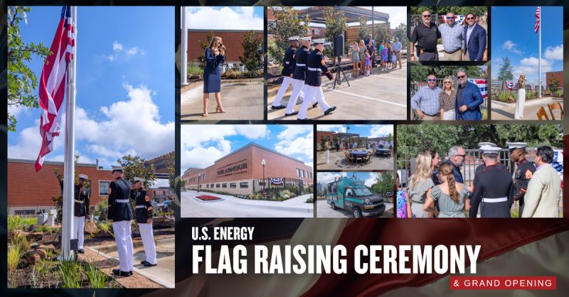Images from U.S. Energy Flag Raising and Grand Opening